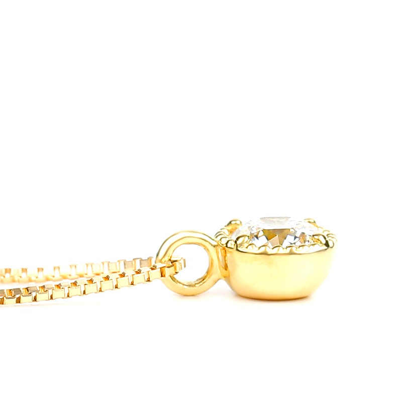 〈 甲府ジュエリー 〉鑑定付きVSダイヤモンド0.2ＣＴペンダント　P6012DI-Y