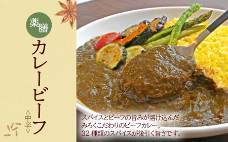 P08-07 無添加　みろくの薬膳　生カレー（チキン・ビーフ）各4食  カレー 薬膳 ビーフカレー チキンカレー セット 詰め合わせ 小分け 湯せん カレー 薬膳 ビーフカレー チキンカレー セット 