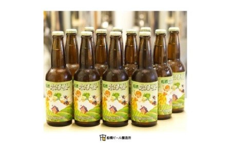 【地ビール】船橋ホワイト（瓶）・330ml×12本(A30)