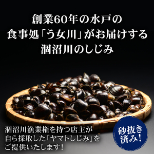 しじみ 冷凍 中玉 1.5kg（500ｇ×3）砂抜き済み 涸沼川 う女川（IX-115）