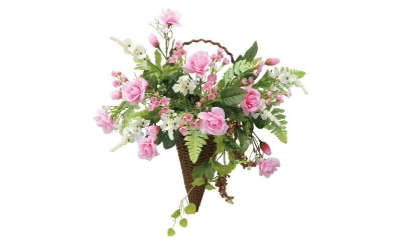 
            光の楽園 壁掛けピンクコーン【配送不可：北海道・沖縄・離島】 インテリア 光触媒 人工植物 造花 フェイクグリーン 花 フラワー 清浄 消臭 浜松市 [№5360-0720]
          