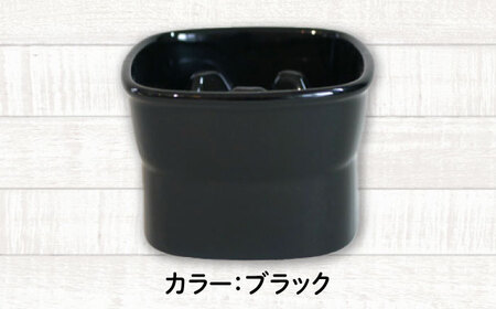 美濃焼　陶器製ペット用フードボウル【早食い防止 高台フードボウル (小/ブラック)pet109】【1411101】