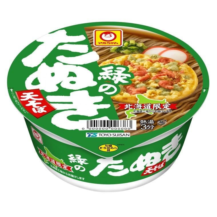 
            【2回定期便】＜東洋水産北海道工場＞マルちゃん「緑のたぬき天そば 北海道」12食入り 1ケース
          