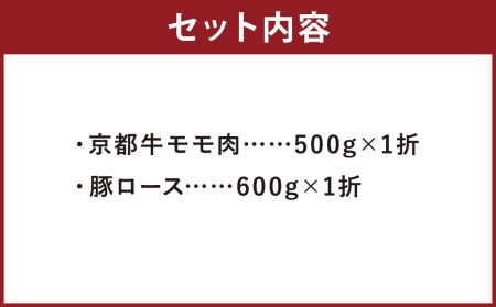 【総本家肉の大橋亭】柔こうて､おいしゅうて！ 京都牛モモ肉と豚ロースしゃぶしゃぶセット