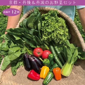 【定期便】合計12回お届け 野菜詰め合わせ 有機野菜・京野菜の『京都やおよし』亀岡・京丹後産 オーガニック 有機JAS 栽培期間農薬不使用 減農薬 ※着日指定不可  ※北海道・沖縄・離島への配送不可