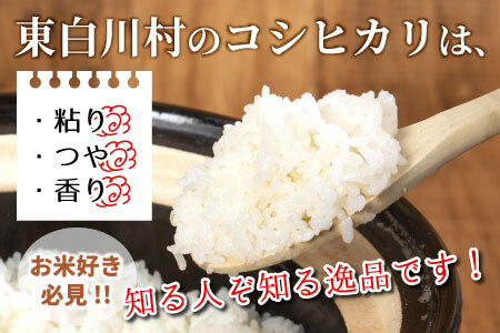 【令和7年産・先行受付】令和7年産 新米 コシヒカリ 白米 約4.25kg 岐阜県 東白川村産