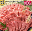 【ふるさと納税】数量限定 黒毛和牛 赤身肉 豚ロース 焼肉 食べ比べ セット 合計800g 肉 牛肉 豚肉 国産 ミヤチク ウデ モモ おすすめ おかず お弁当 食品 BBQ バーベキュー キャンプ ご褒美 晩ご飯 お祝い 記念日 牛丼 豚丼 ギフト 贈り物 宮崎県 日南市 送料無料