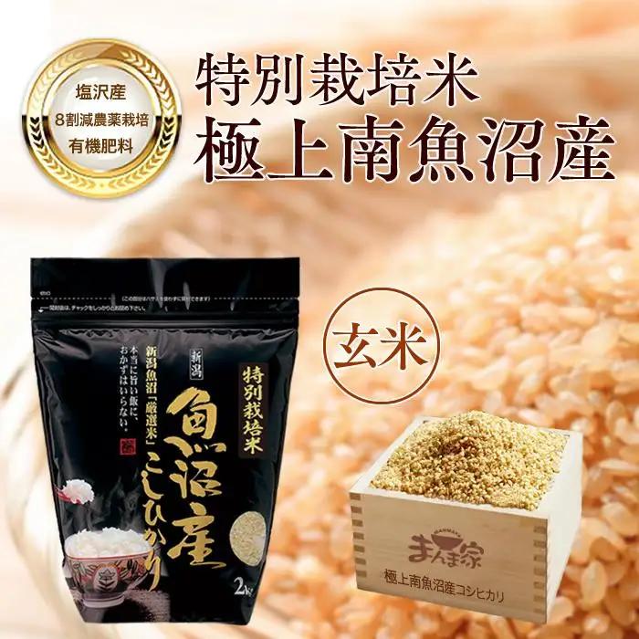 【令和7年】【定期便】特別栽培米「極上南魚沼産コシヒカリ」（有機肥料、8割減農薬栽培）玄米8ｋｇ×全6回 | コシヒカリ