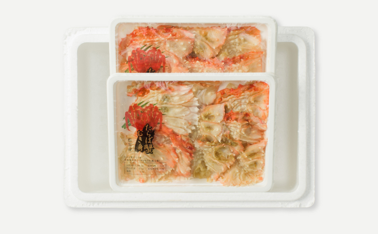 【北海道根室産】冷凍たらば蟹ふんどし剥き身200g×2P G-54003