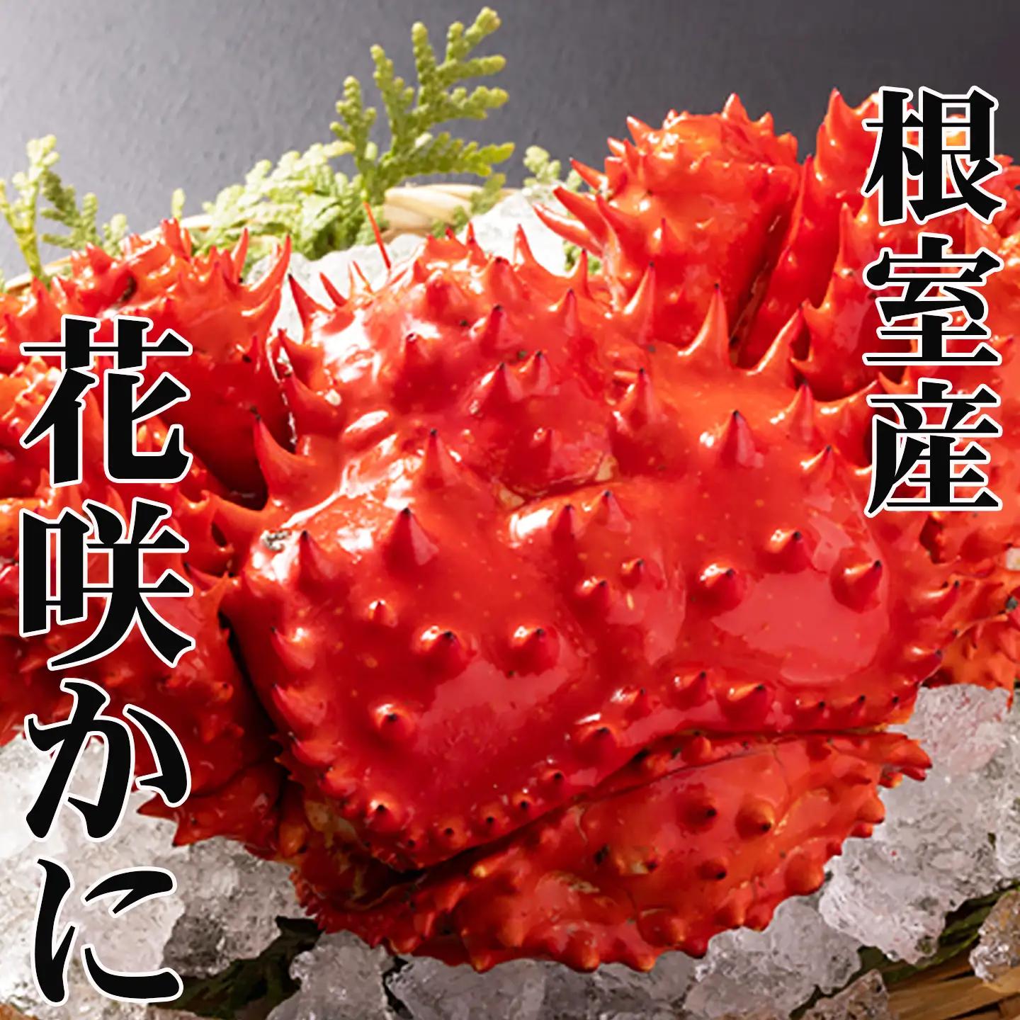 【北海道根室産】花咲かに500g前後～650g前後×3尾 B-30002