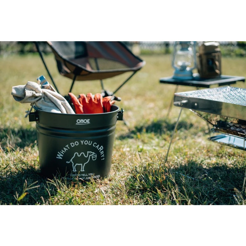 尾上製作所 バケツブラック 11L | 雑貨 日用品  生活雑貨 アウトドア キャンプ BBQ