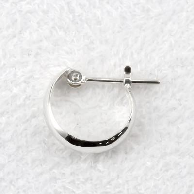 ふるさと納税 昭和町 プラチナ フープピアス  片耳 小さめ pt900 210420sh105pum |  | 01