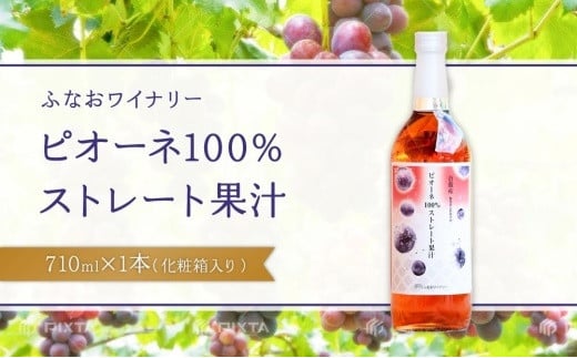 
AJ22　ピオーネ100%ストレート果汁 710ml×1本（化粧箱入り）
