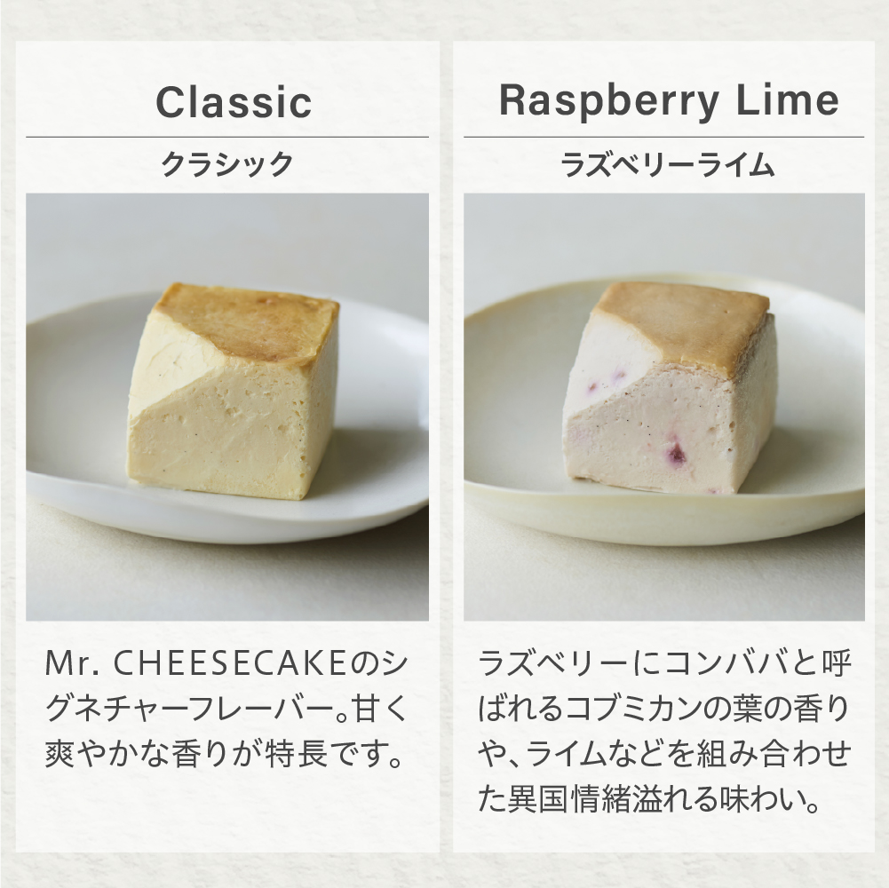 Mr. CHEESECAKE assorted 4-Cube Standard (ミスターチーズケーキ アソート 4キューブ スタンダード)