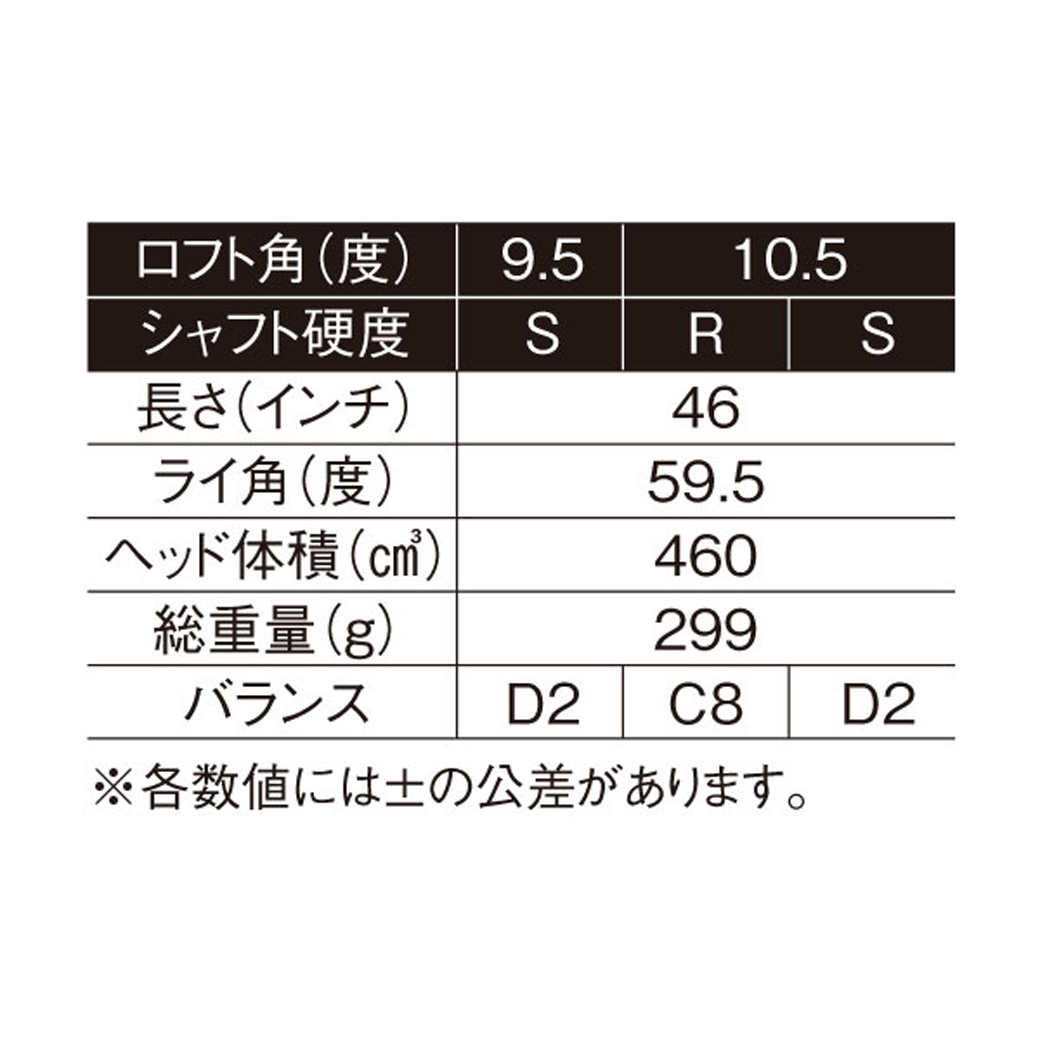 ゴルフドライバー・ワークスゴルフマキシマックス（46インチ/S/10.5度）_イメージ4