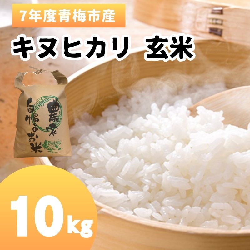 【ふるさと納税】令和7年度産 玄米 10kg 青梅市産 キヌヒカリ お米 米