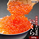 【ふるさと納税】 いくら 北海道 白老産 前浜加工 500g ＜斉藤水産＞いくら イクラ 魚卵 海産物 北海道ふるさと納税 白老 ふるさと納税 北海道 おせち