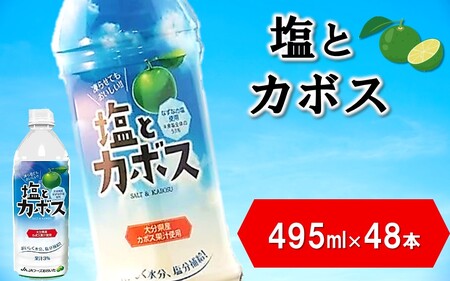 塩とカボス 2ケース/495ml×48本_2681R-2