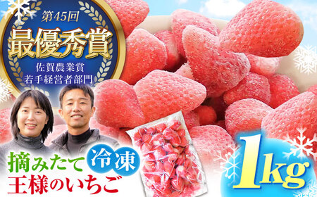 いちご 冷凍 王様のいちご 1kg HAF007