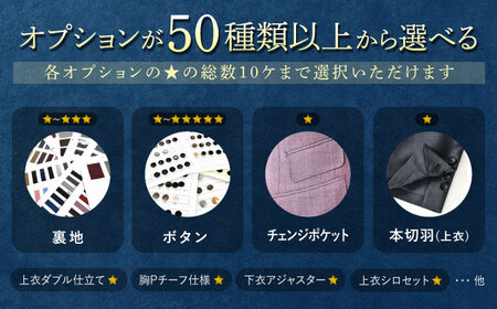 【御幸オリジナル生地】【全国30カ所以上で採寸可】【選べるオプション】イージーオーダースーツお仕立券＜御幸毛織＞[CAN021]