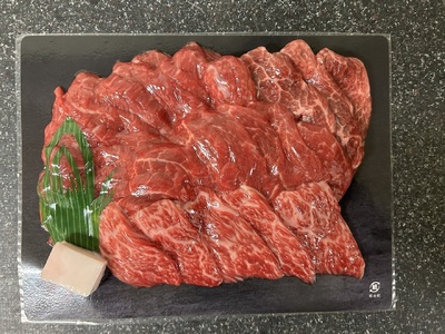 【神戸牛 牝】焼肉:800g 川岸畜産 (26-19)【冷凍】