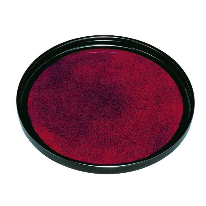 【ふるさと納税】丸盆 27cm ななこ ［YG443］ | 工芸品 日用品 キッチン お盆 送料無料 おすすめ 人気