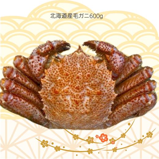 8-065-003　【6.5万円コース・毛ガニ1尾600g】おせちに年末海鮮