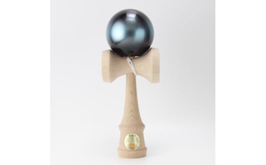 ＼日本けん玉協会認定の競技用けん玉／ けん玉 競技用 認定 「 大空 」 【長井市はけん玉生産量日本一】 銀河ブルー_F092