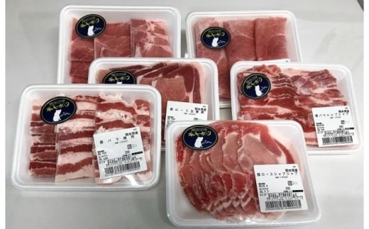 【全6回定期便】お楽しみ定期便おまかせセット(計約1kg) /  豚肉 ぶたにく ぶた肉 ブタ肉 ブタ ポーク 冷凍 ブランド ブランド豚 菊陽 熊本【有限会社コーシン】 [BHAH017]