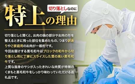 黒毛和牛 ウデ・モモ 特上 切り落とし 2000g 500g×4 