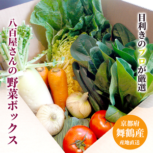 【4回定期便】 京都 舞鶴 季節の野菜BOX 詰め合せ セット 6～8種類 年4回 定期便 季節の野菜 旬の野菜 旬野菜 新鮮 京野菜 野菜定期便