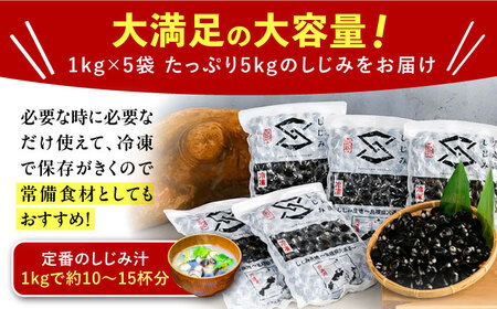 宍道湖産ヤマトシジミ（冷凍砂抜き済み）Lサイズ5kg　23033-02