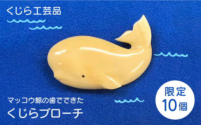 
【数量限定】くじら工芸品 くじらブローチ 長崎県/五島椿本舗 [42AAAD006]
