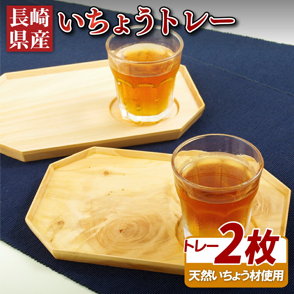 【ふるさと納税】長崎県産いちょうトレー2枚セット