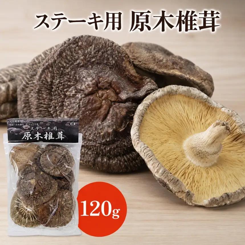 乾燥椎茸 ステーキ用 原木椎茸 80g～120g | きのこ しいたけ 原木栽培 乾しいたけ 干し椎茸 乾燥しいたけ 大分県産 九州産 国産 大分県 中津市