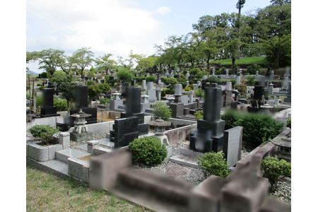 墓地の除草（秩父聖地公園内の区画墓地） No.241