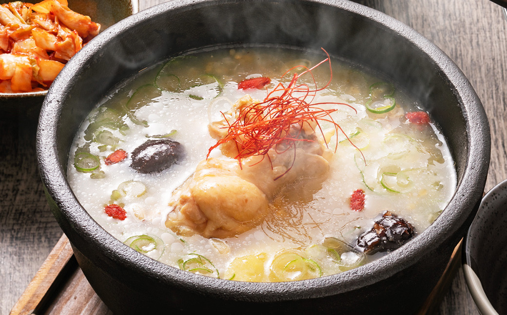 青森県産 五穀味鶏 参鶏湯風食べるスープセット