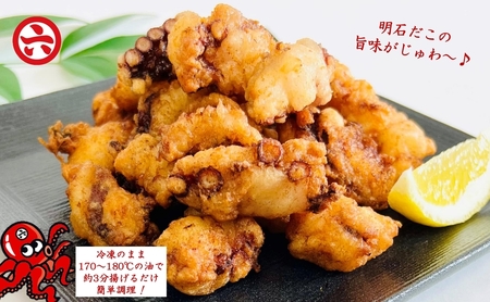 【明石産】ほんまにうまい！釜あげ明石だこ大１尾・たこ唐揚げ大セット〈本場の味〉