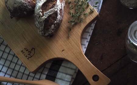 国産山桜　カッティングボード　Lサイズ[5625685]