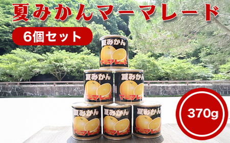 萩名産夏蜜柑／夏みかんマーマレード缶 6個