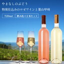 【ふるさと納税】 ワイン ロゼ 白 2本セット 飲み比べ 720ml 2本 ラベルレス ロゼワイン 白ワイン セット 甘口 辛口 33種のぶどう使用 菱山の甲州種 手搾り 甲州 甲州ワイン 菱山中央醸造 限定 ギフト 贈答品 山梨県 甲州市（VYD） 【C-932】