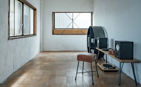 スツール LOAF STOOL BROWN HIGH  鉄と本革のハイスツール