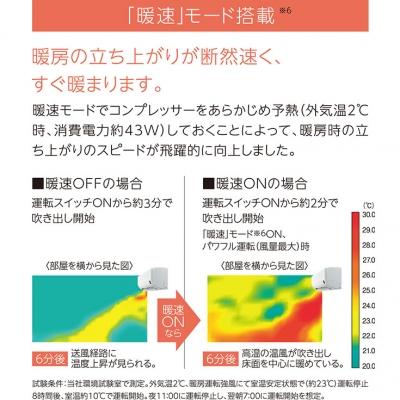 ふるさと納税 三条市 コロナ エアコン6畳用 リララWシリーズ 単相100V CSH-W2224R(W) 252P001 |  | 02