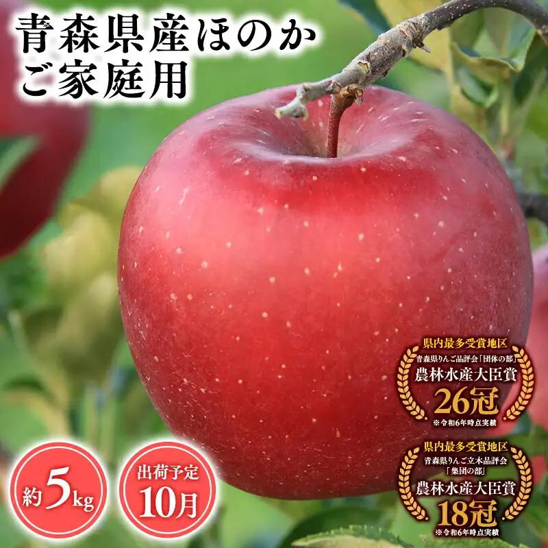 りんご 家庭用 ほのか5kg 青森県平川市産 りんご