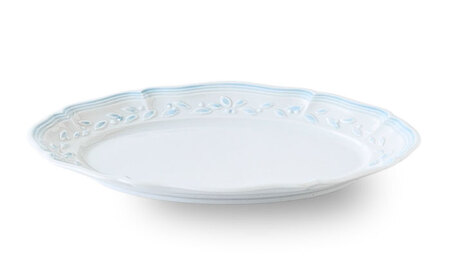 【波佐見焼】ombre de fleur オリーブオーバル palette blue 4枚セット【翔芳窯】[FE487]