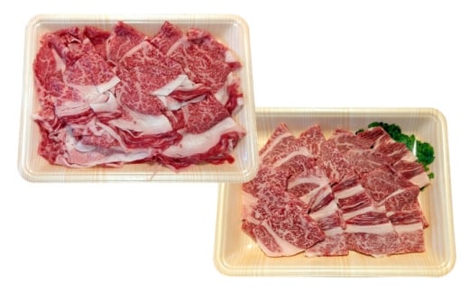 くまもと 黒毛和牛 和王 肩ロース セット（焼き肉用・しゃぶしゃぶ用） 計約800g（各1P）【菊池地域農業協同組合】 [AYBR045]