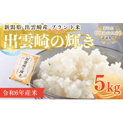 ふるさと納税 出雲崎町 【令和6年産】新潟県産コシヒカリ ブランド米「出雲崎の輝き」精米 5kg