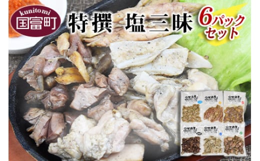 ＜特撰 塩三昧 6パックセット＞入金確認後、翌月末までに順次出荷