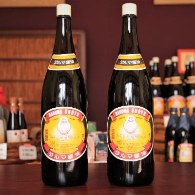 ふるさと納税 印南町 ダルマ醤油!一升瓶こいくちしょうゆ　2本入り