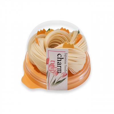ふるさと納税 砺波市 富山県砺波市　柿里商店　手延べ素麺「knot charm Tulip」お花もお召し上がりいただけます |  | 02